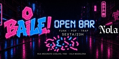 NOLA: OBAILE! - OPEN BAR - 14/8