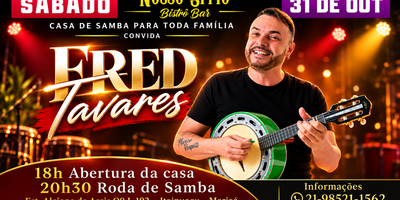 Nosso Sítio Bistrô Bar: Fred Tavares 31/10
