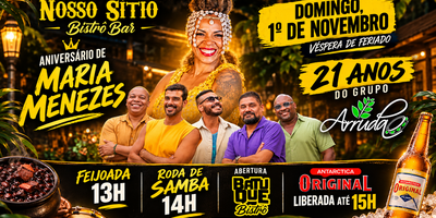 Nosso Sítio Bistrô Bar: Grupo Arruda 21 anos 1/11